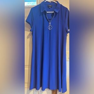 MSK Royal Blue Dress Size XL